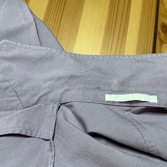 UNIQLO Rayon Linen Blend Lavender Double Breasted Unlined Blazer US Sz S - Picture 8 of 10